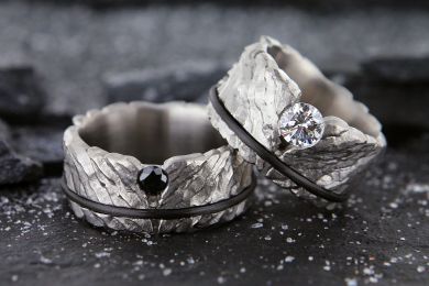 Jubiläumsringe Brillant von Kundin verwendet 